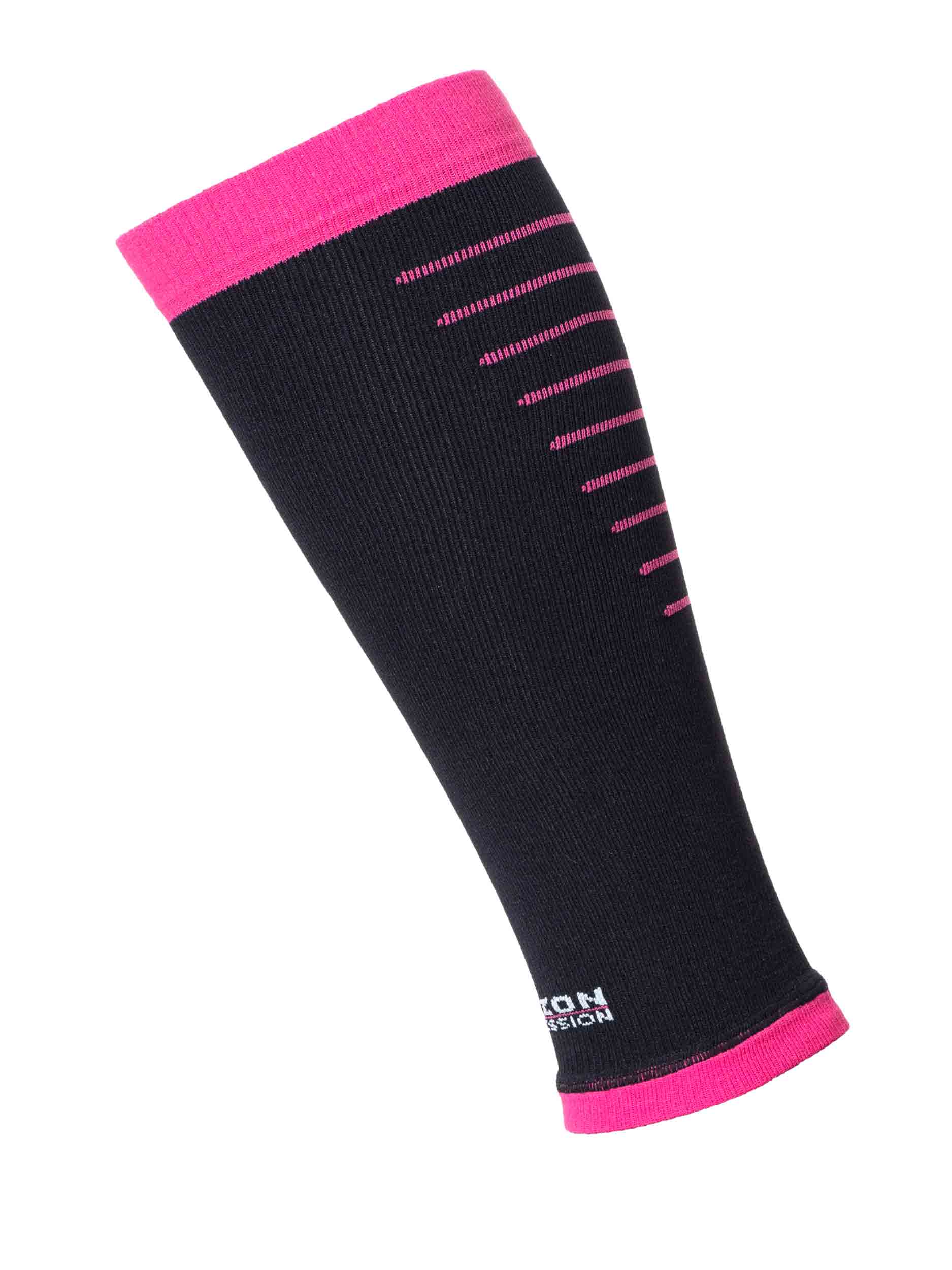 Compression Calf Sleeve Black/Cerise