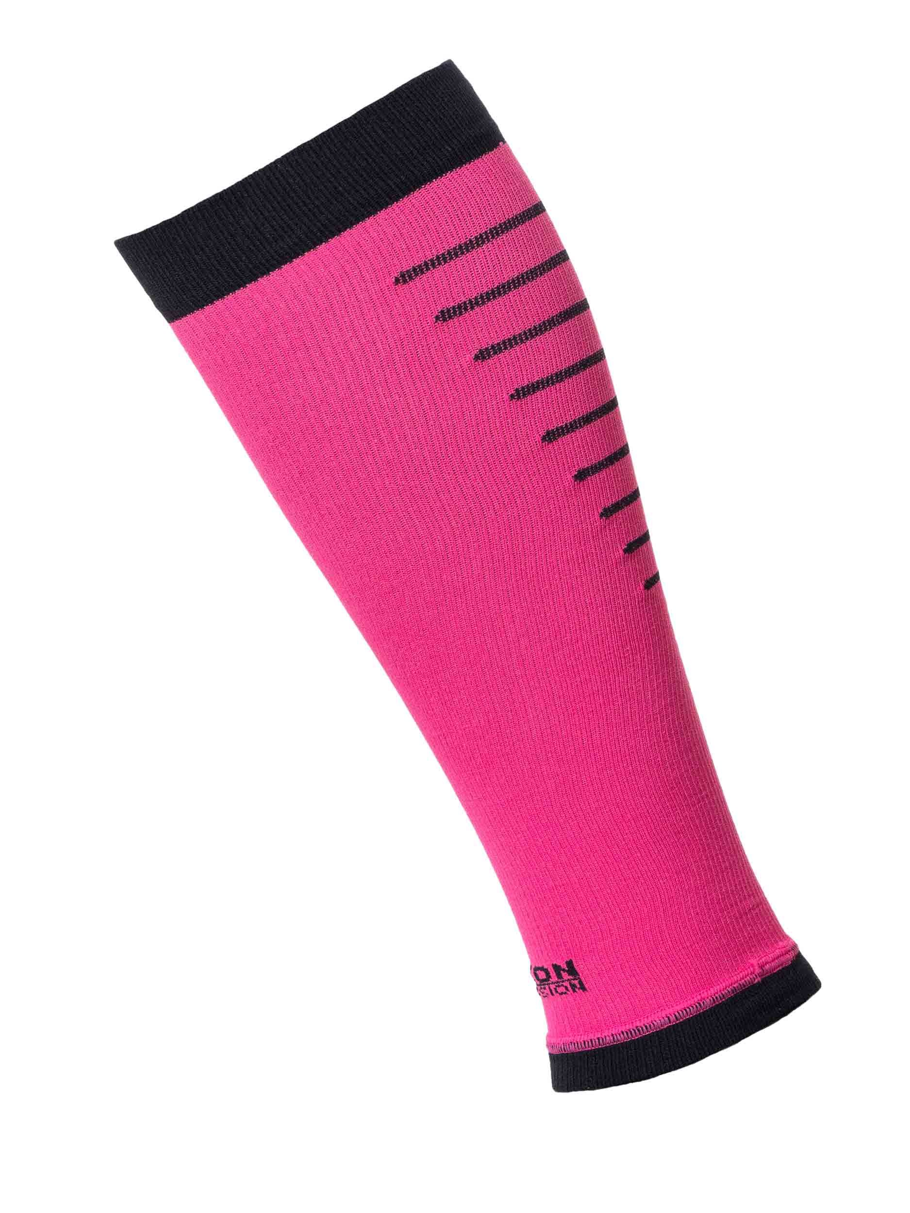 Compression Calf Sleeve Cerise/Black