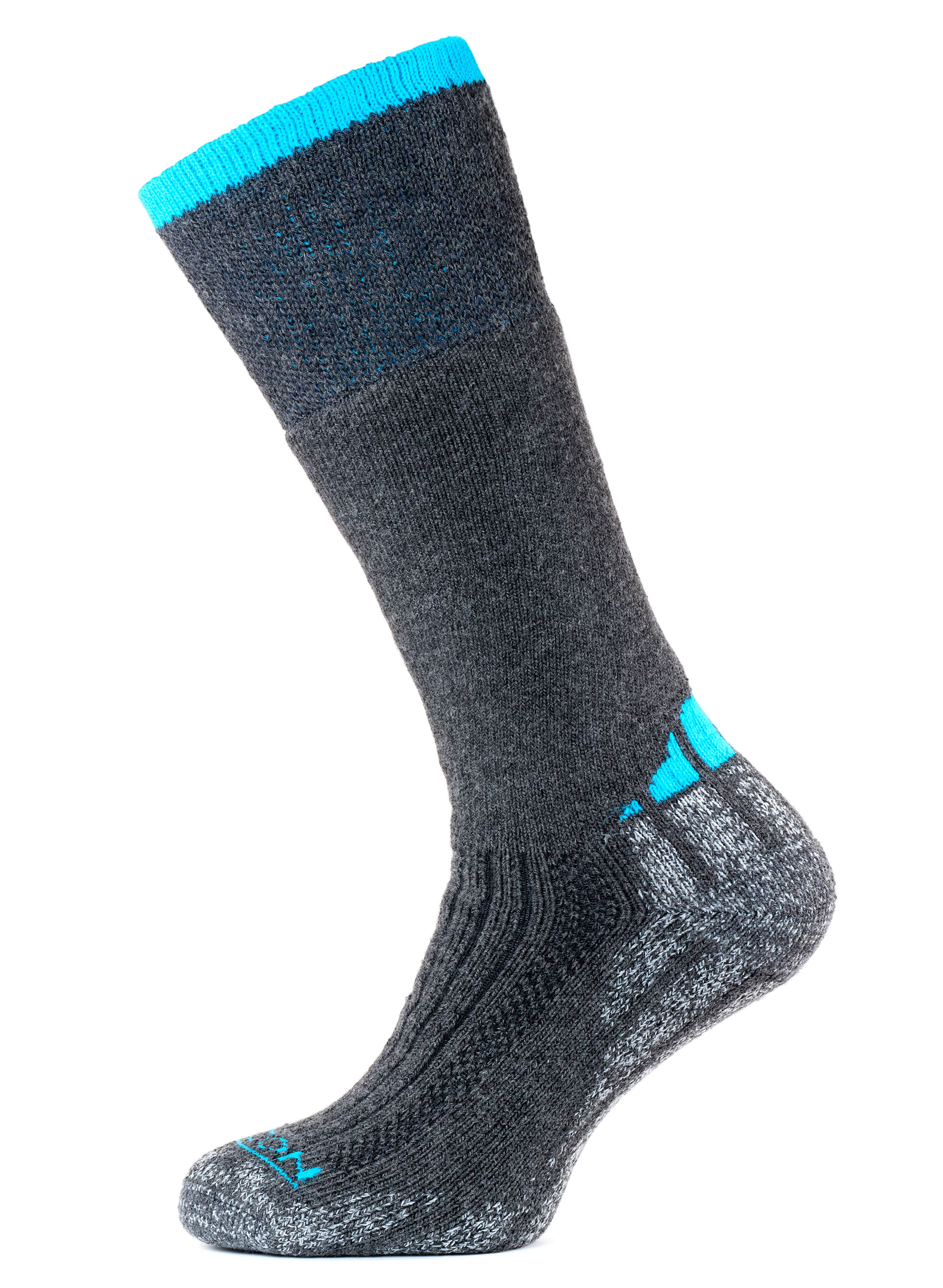 Horizon Performance Extreme Primaloft Socks Charcoal Turquoise