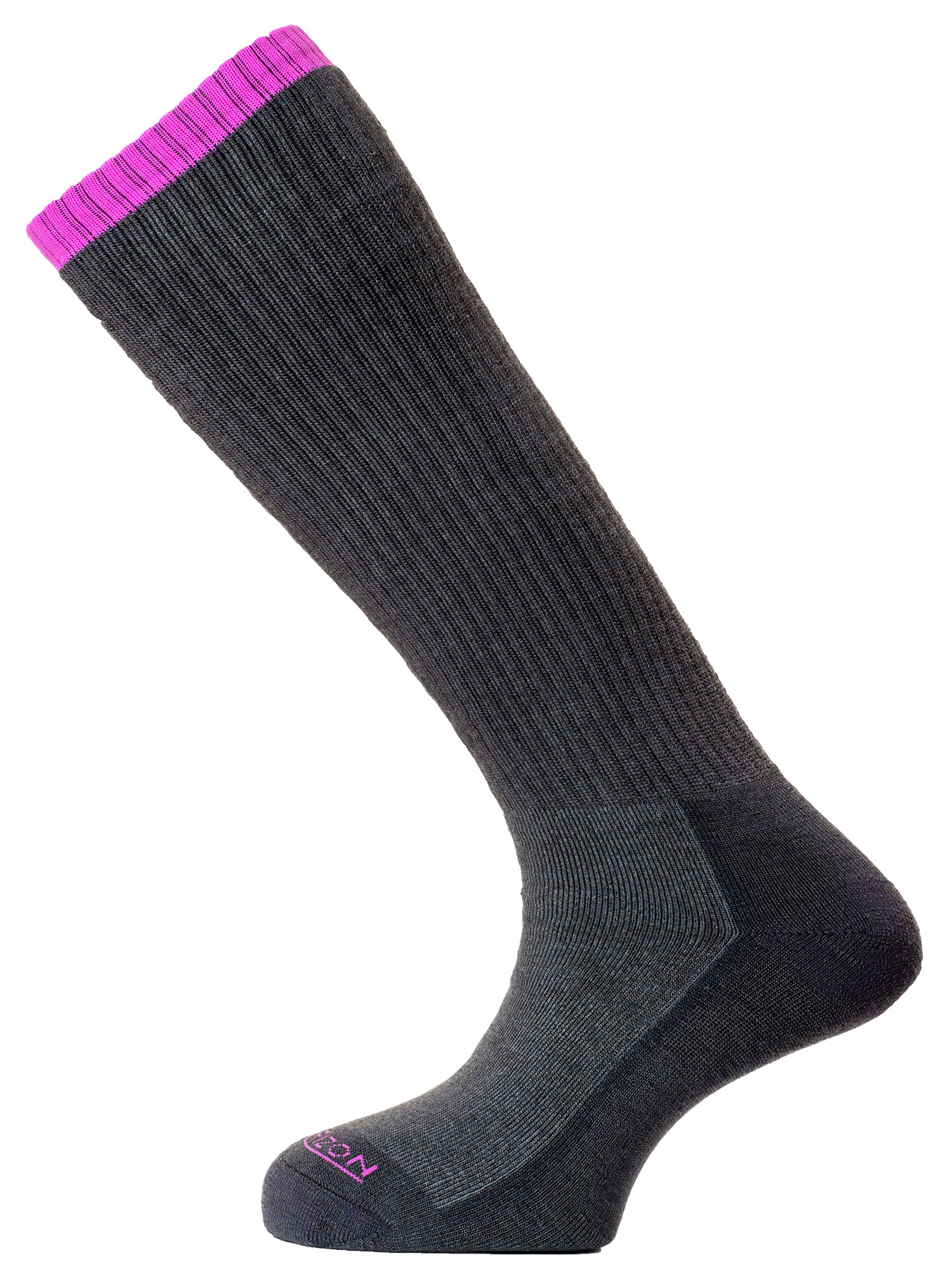 Mountaineer Sock Graphite Marl/Raspberry