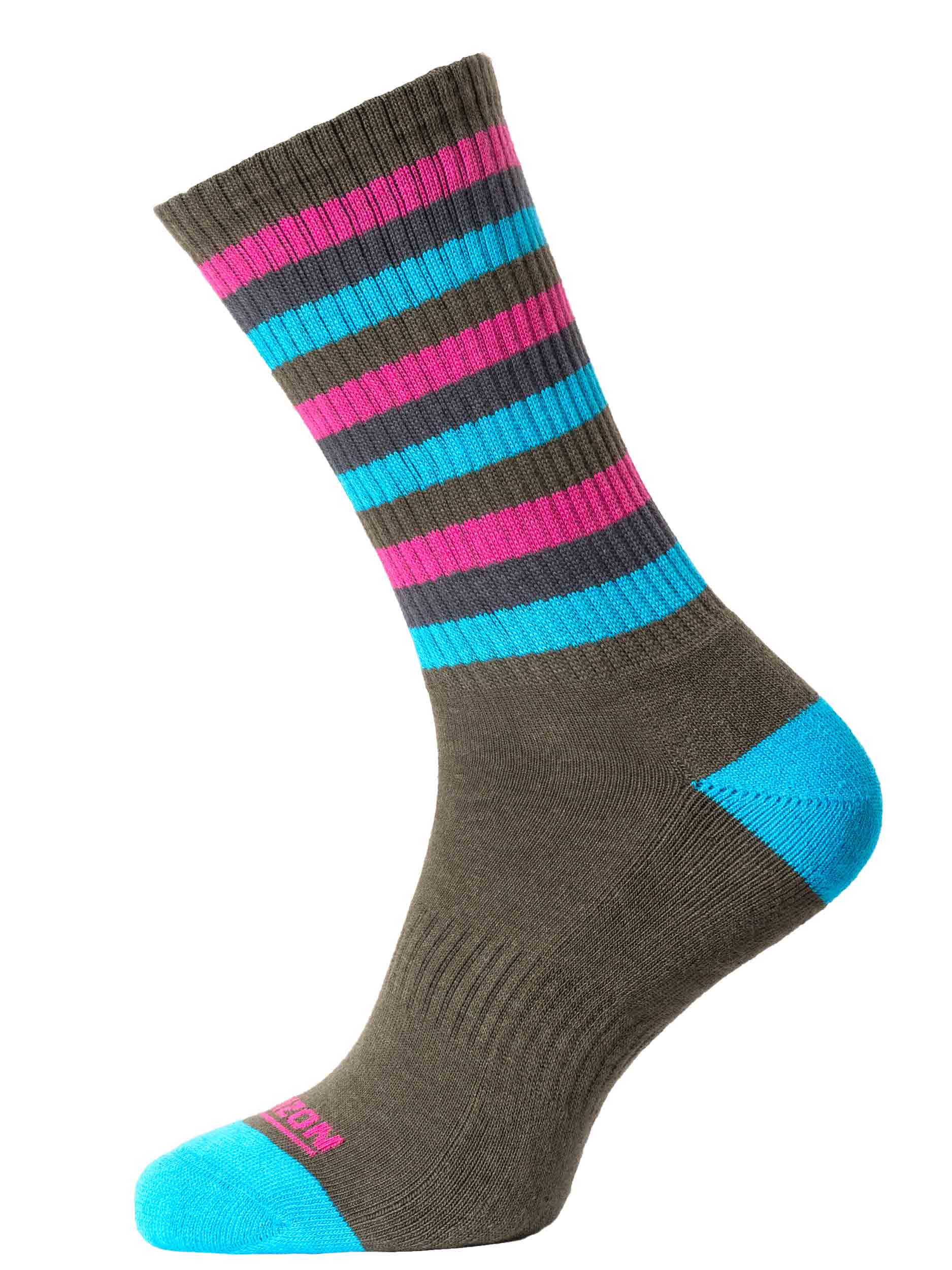 Bamboo/Cotton Socks Olive/Turquoise