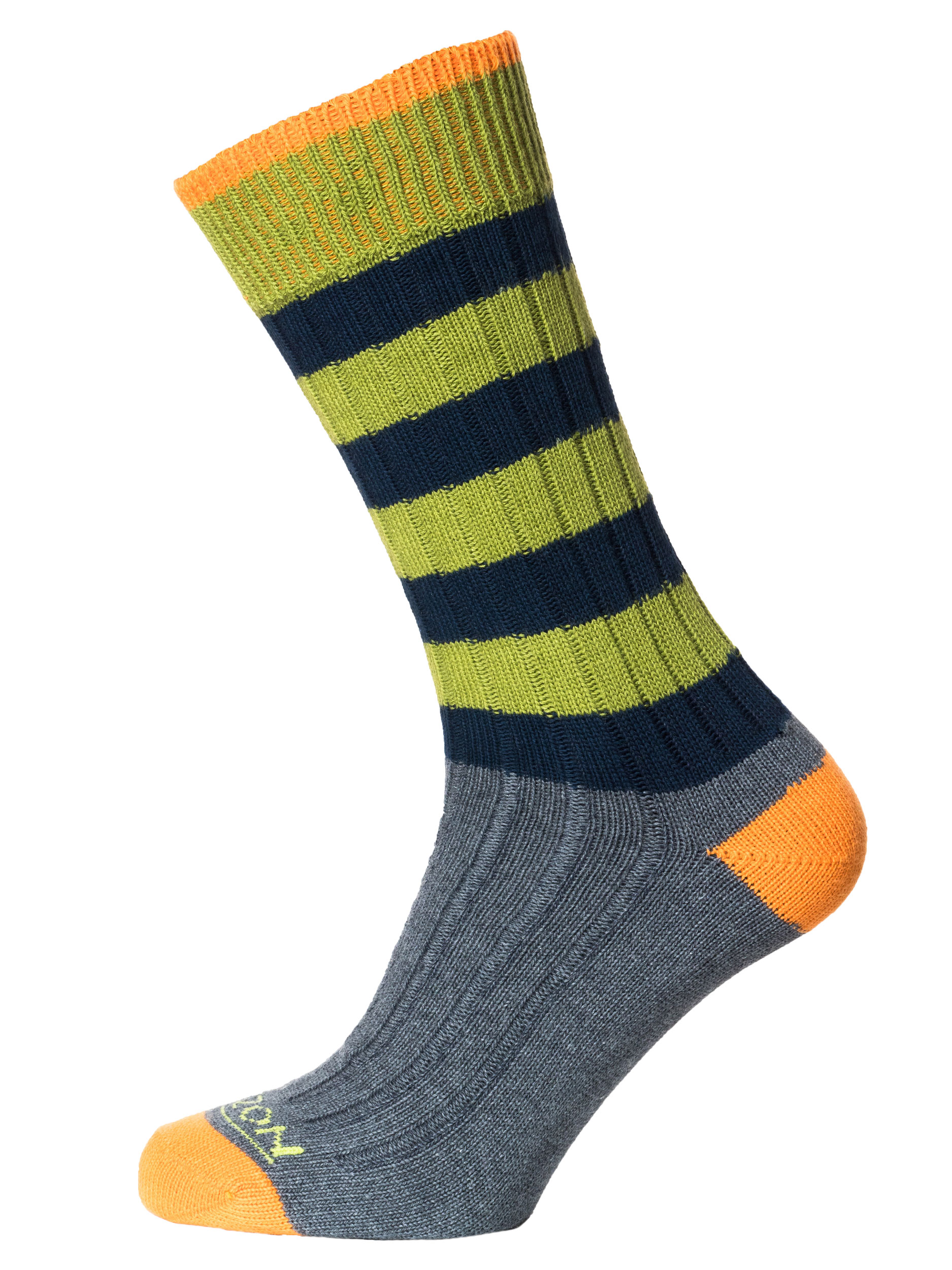 Weekender Socks Navy/Apple
