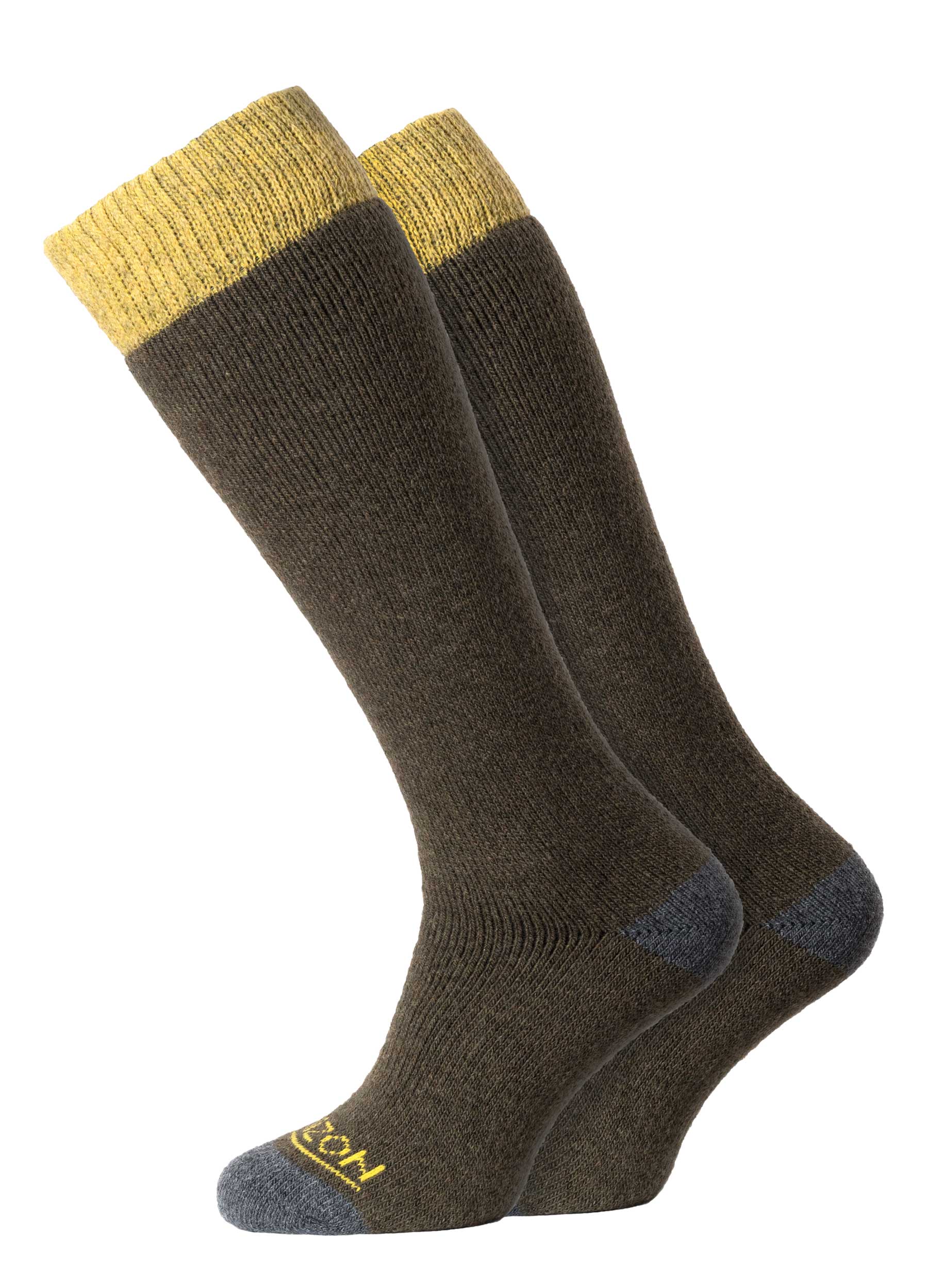 Winter Sport Merino 2pk Olive/Yellow