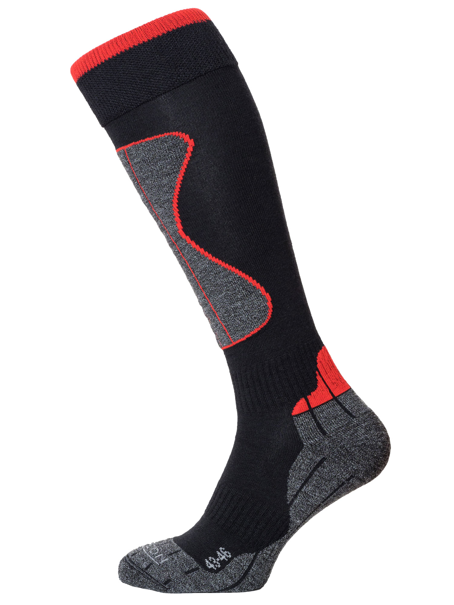 Winter Sport Technical Merino – Black / Red