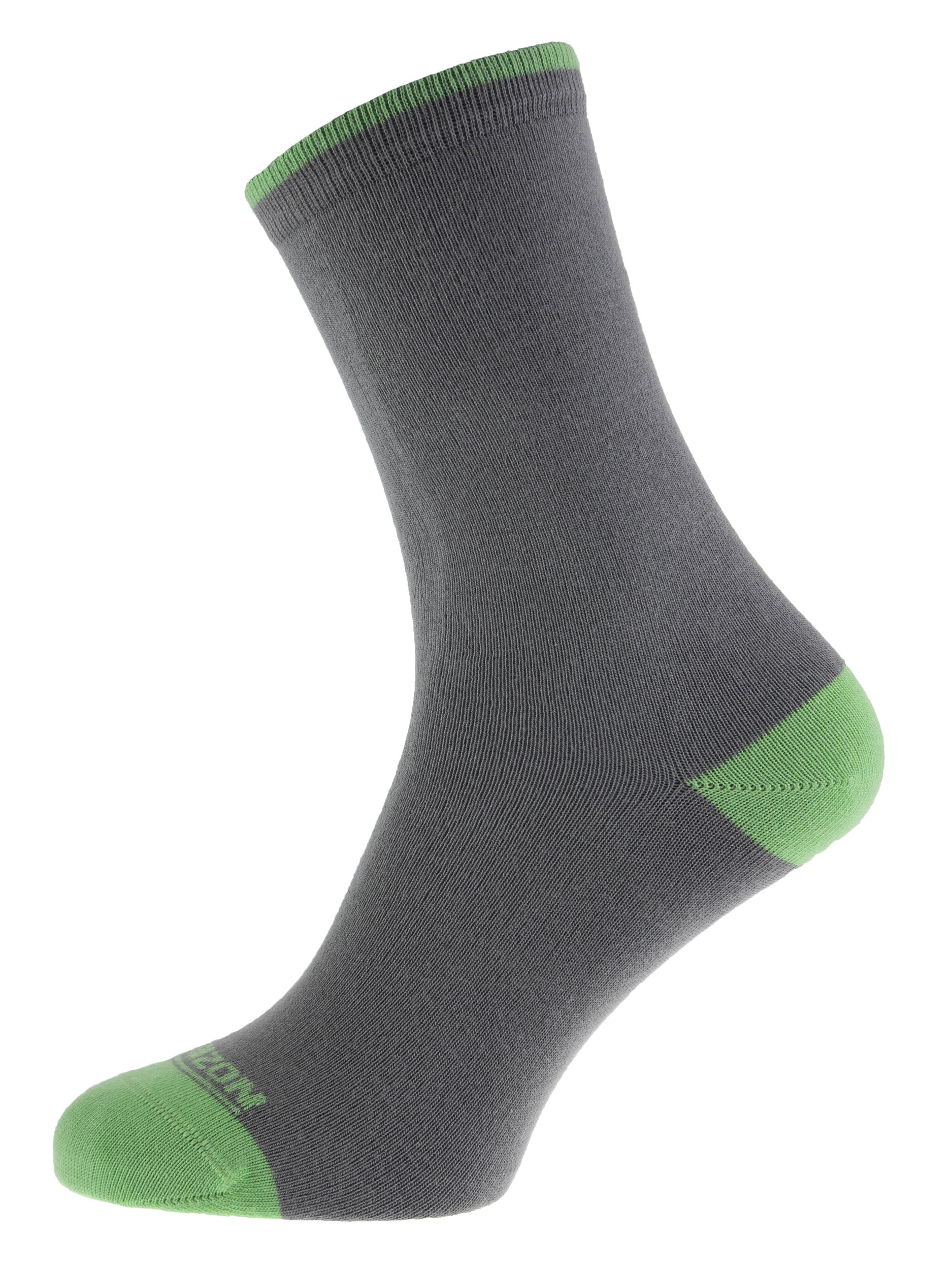 Bamboo Socks Plain Charcoal/Mint