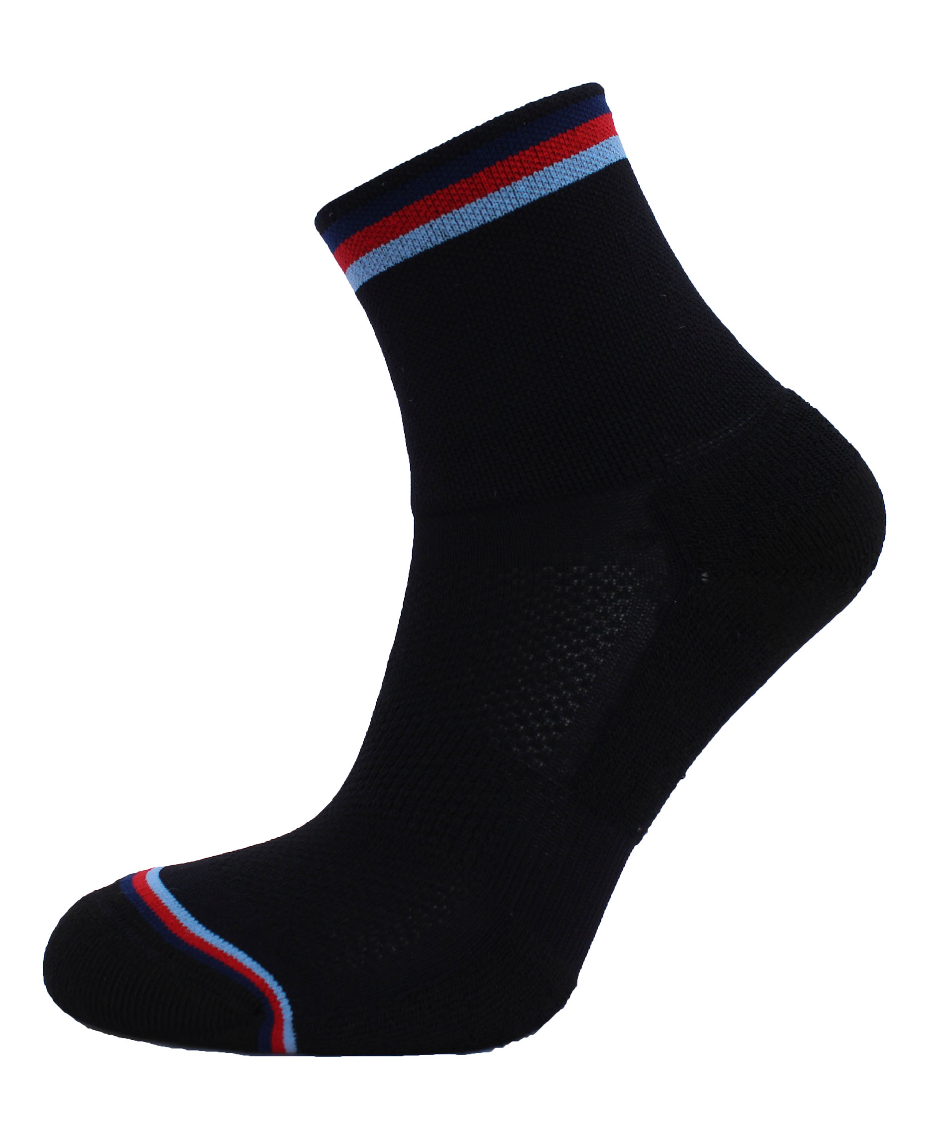 Coolmax Cycling Sock Black Stripe